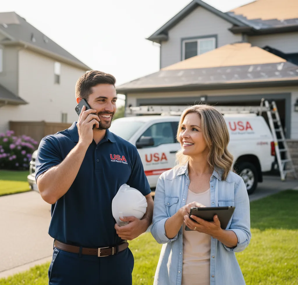 USA Roof Repair Experts customer support in Paris